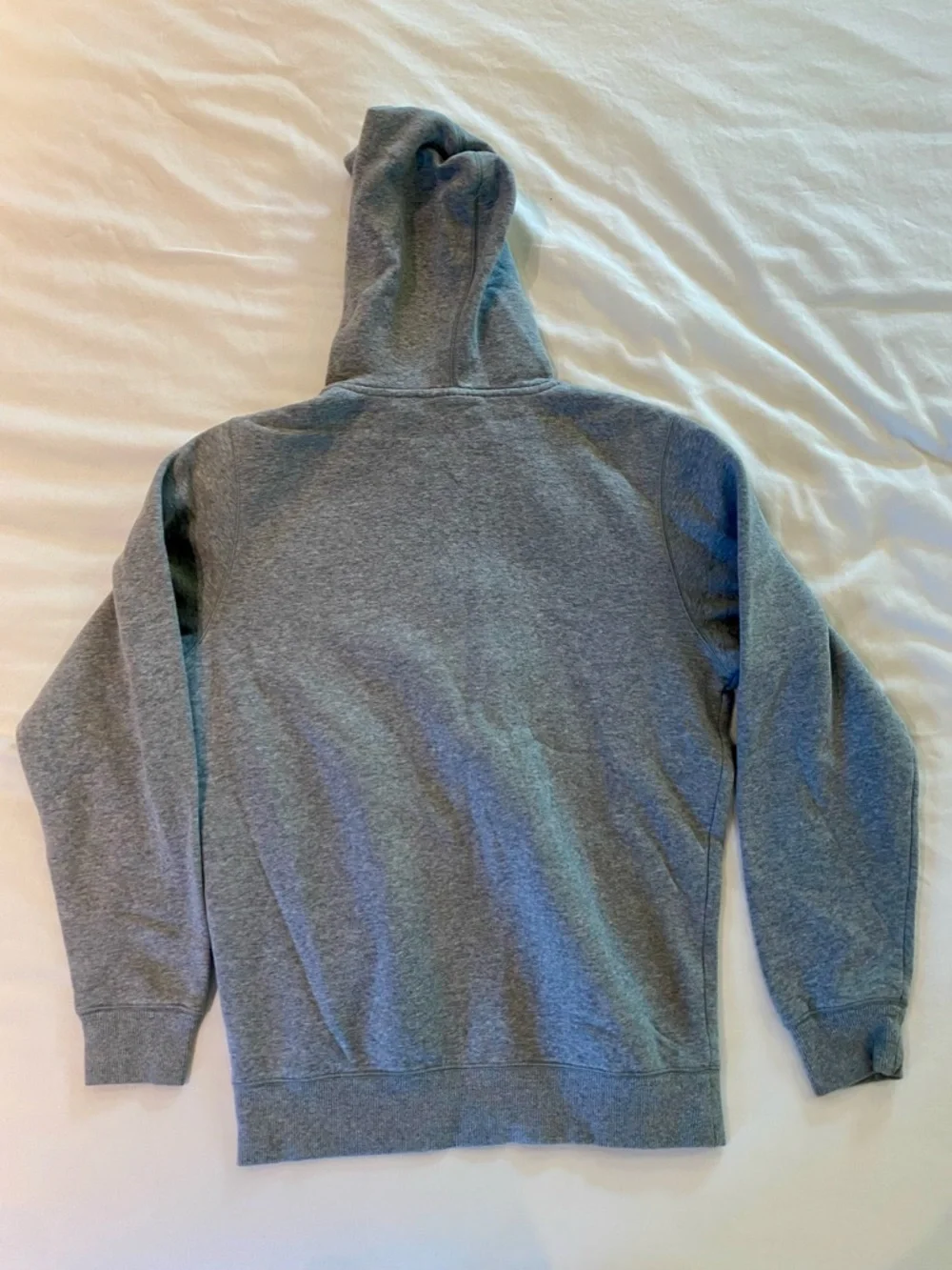 Under Armour Gray Full-Zip Hoodie with Black Logo - Picture 3 of 3